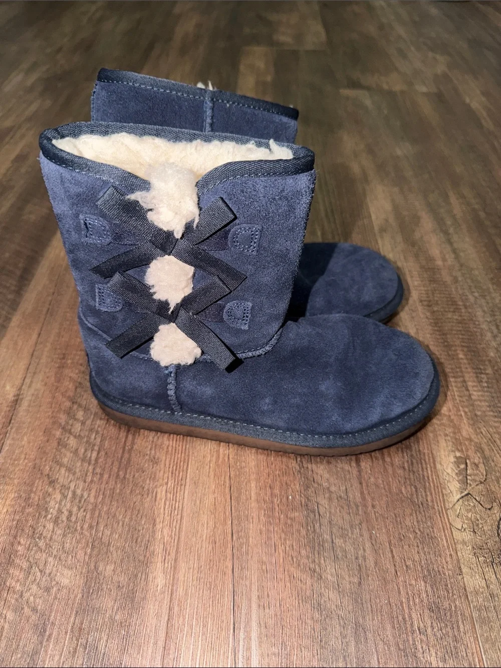 Girls'‎ Kids' Koolaburra by Ugg Victoria Short Boots Blue Size 3